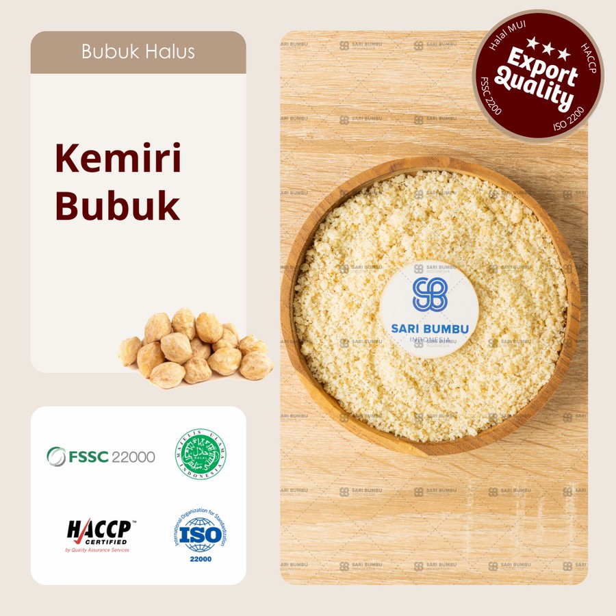 

Kemiri Bubuk / Candlenut Powder Export Quality