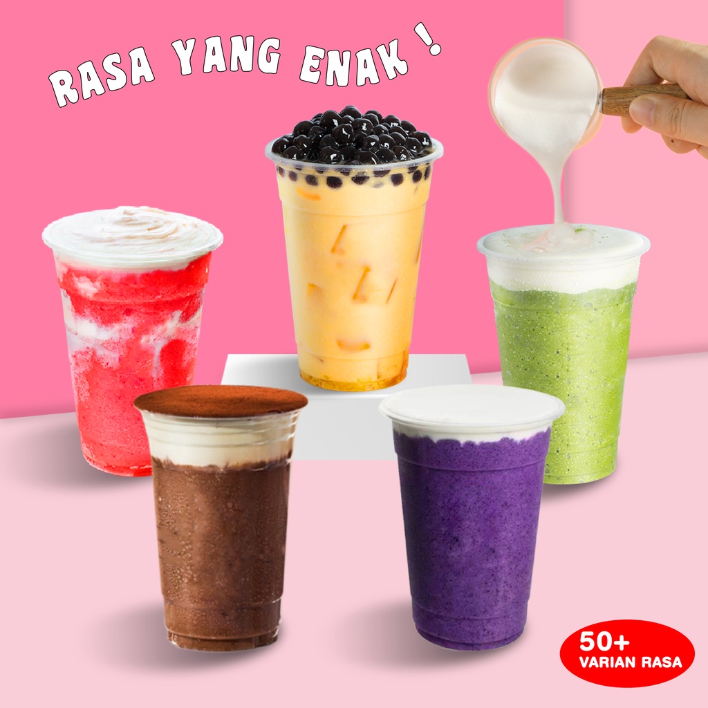 BUBUK MINUMAN RASA / SERBUK MINUMAN RASA BEST SELLER / BUBUK MINUMAN KEKINIAN / BUBUK MINUMAN RASA 500 GR / DRINK POWDER 500 GR / BUBUK MINUMAN INSTAN / BEST SELLER