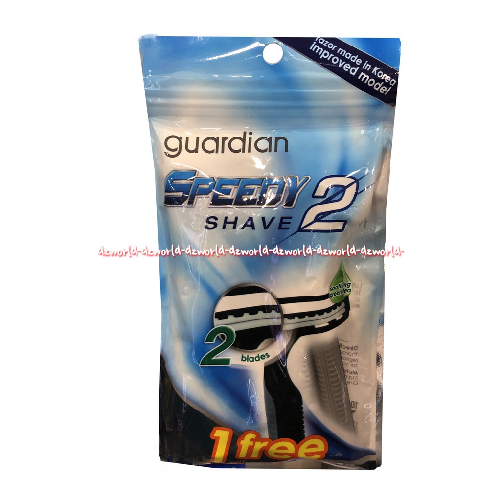 Guardian Speedy Shave 2blades Pisau Cukur Pria Cowok Shaving Shave