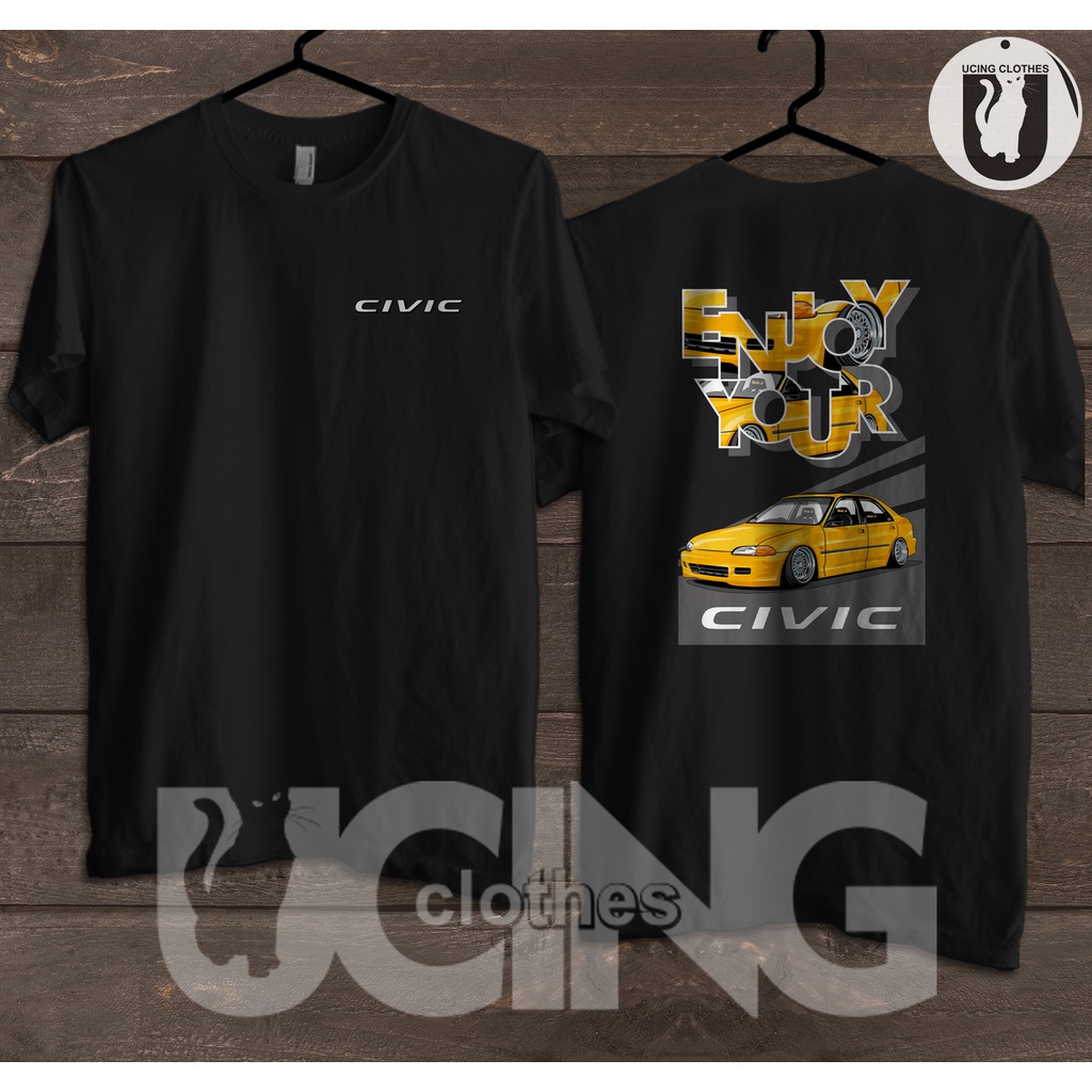 KAOS ENJOY YOUR CIVIC GENIO SERIES 02 KAOS OTOMOTIF