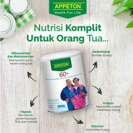 

Jual 400Gr Appeton 60 Susu Lansia Susu Orang Tua - Vanilla Diskon