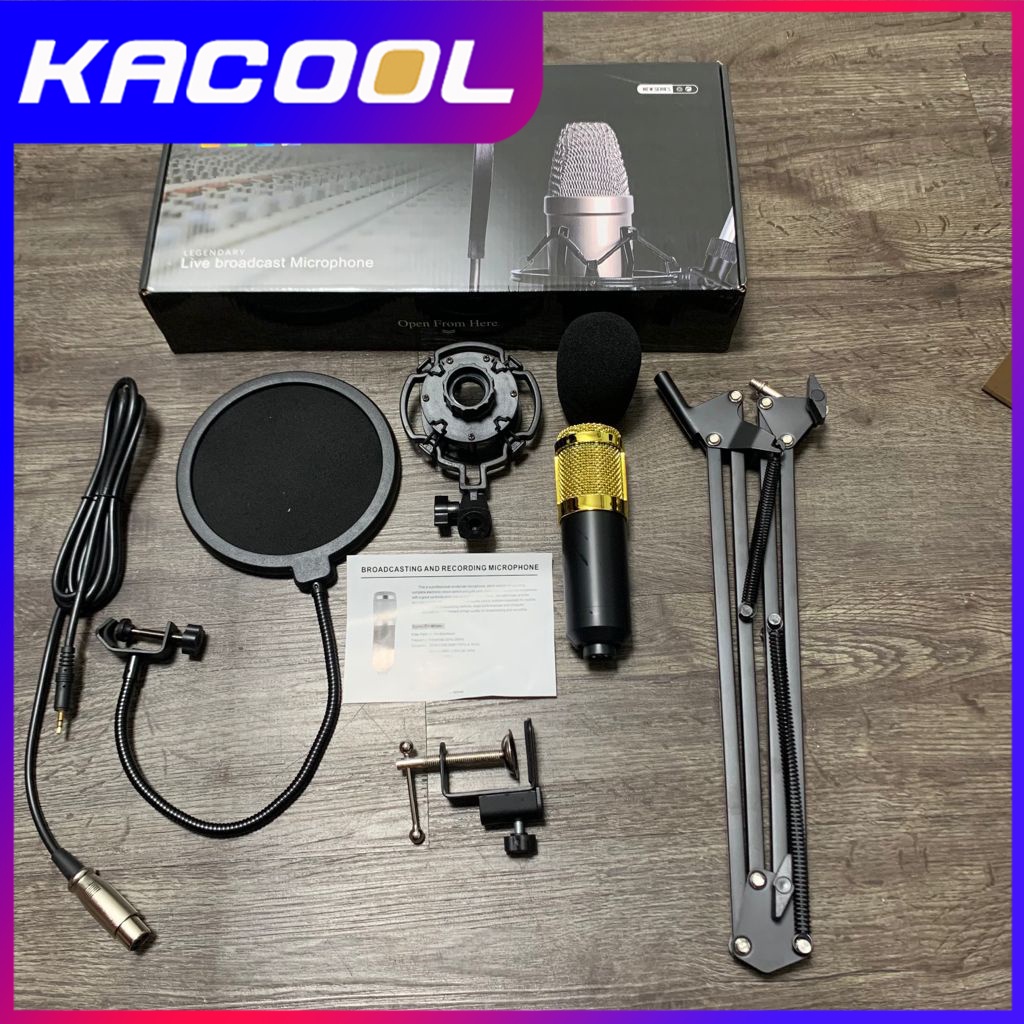 BM 800 Profesional Audio V8 Kartu Suara Set BM800 Microphone Studio Mikrofon Kondensor Untuk Karaoke Podcast Rekaman Live Streaming