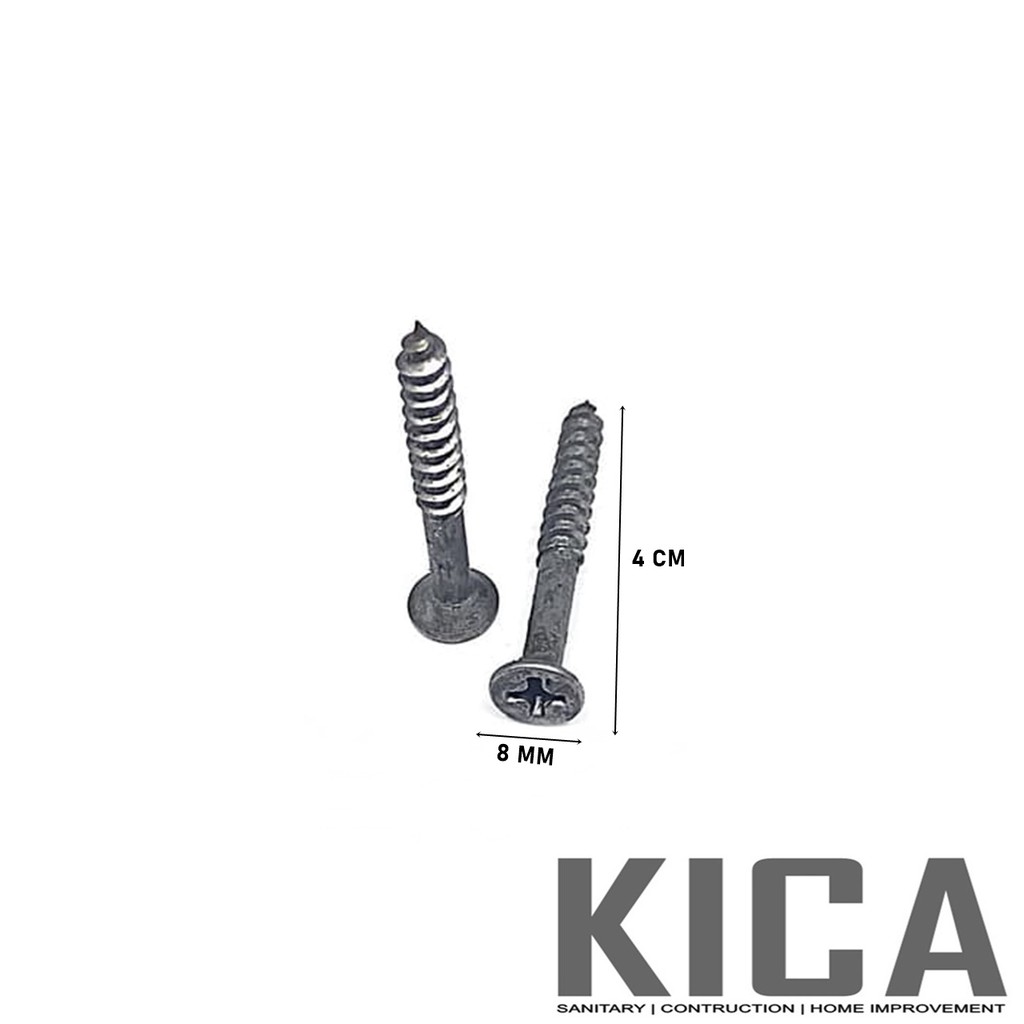 SKRUP KAYU / SEKRUP KAYU / SKRUP PLUS 1 1/2 X 8 / SKRUP KAYU 4 CM