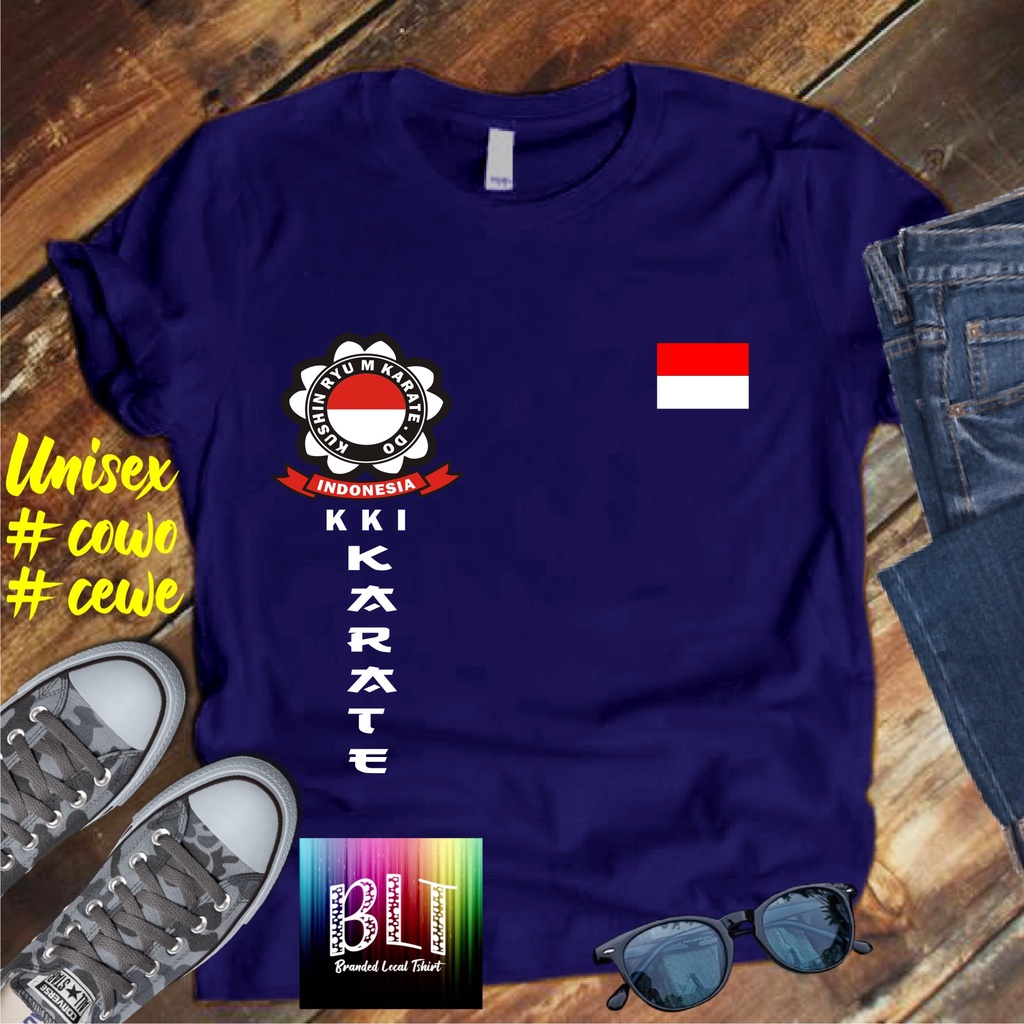 Cod Gratis Ongkir Kaos Karete KKI Bendera karate Indonesia silat karate /KAOS EKSPRESI JAWA KAOS BANDUNG MURAH KAOS DISTRO MURAH HIT MURAH NAMPOL GRATIS ONGKIR PROMO MURAH KAOS PAKAIAN PRIA TERLARIS/KAOS HITS/KAOS BANDUNG/KAOS MURAH/KAOS DISTRO