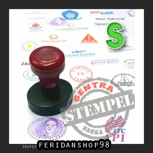 

FS145 STEMPEL STEMPEL 1 WARNA ATK - SMALL S - TANPA BANTALAN BY FERIDANSHOP98
