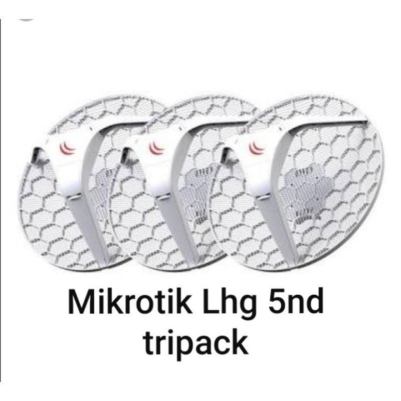 Mikrotik RBLHG-5 3Pack - RB LHG-5 - Embedded Wireless RB LHG - 5nD