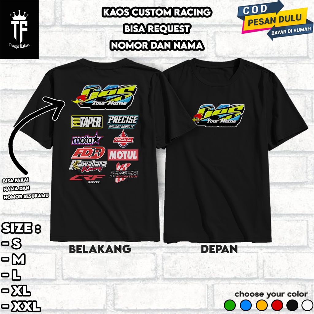 KAOS RACING | KAOS REQUEST NOMOR DAN NAMA RACING | KAOS RACING START | KAOS MEKANIK AMATIR | KAOS RA