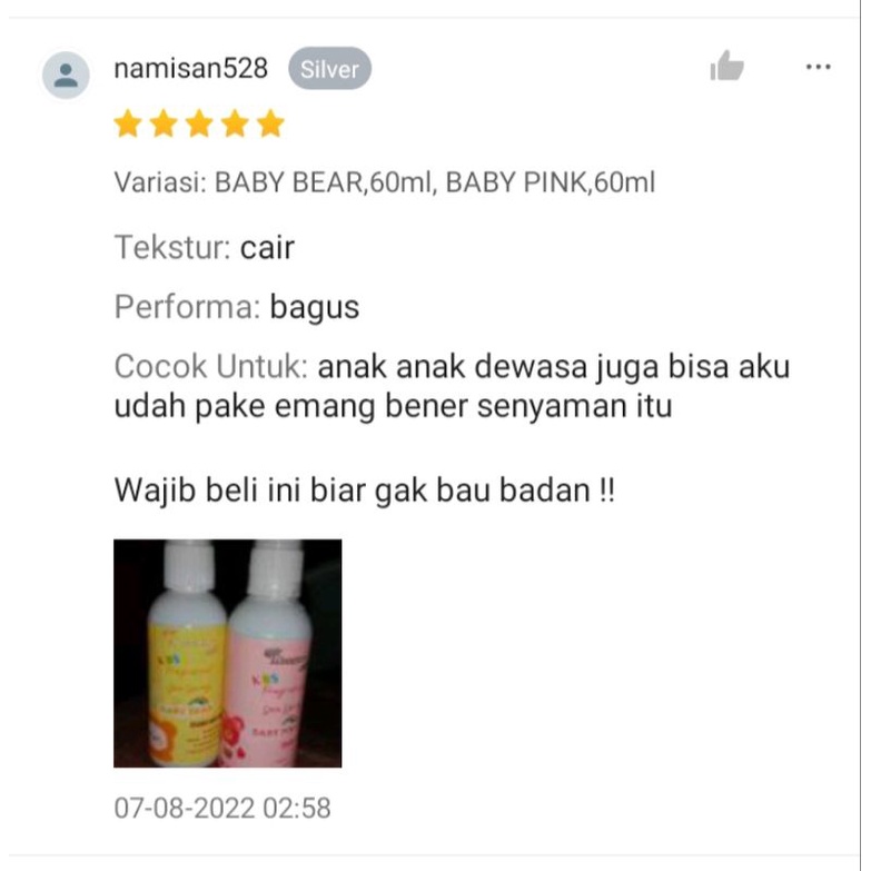 Deodorant Spray Tawas Anak dan Remaja paket Reseller isi 10