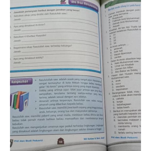 Bagus Dipakai.. Buku LKS Pendidikan Agama Islam SD kelas 123456