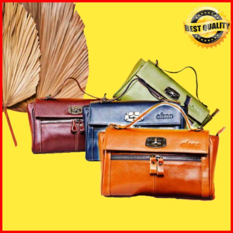 TAS WANITA ASLI KULIT SHOULDER BAG KULIT MAJESTY