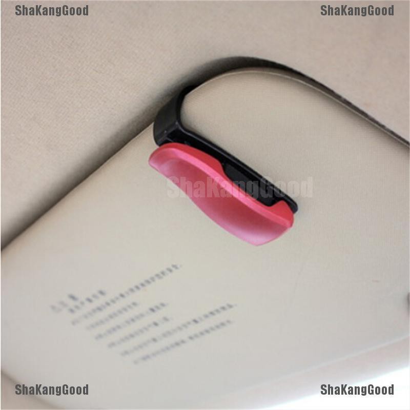 Fad ShaKang 1pc Holder Kacamata Hitamkartupen Untuk Sun Visor Mobil