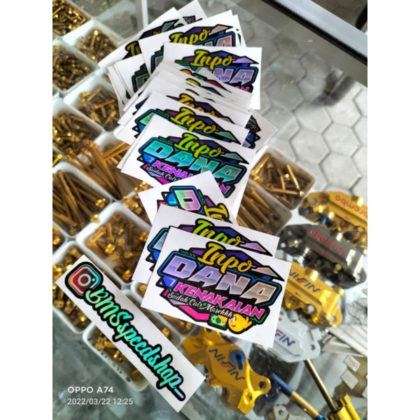 

stiker hologram INPO DANA KENAKALAN SUDAH CAIR MASEHH