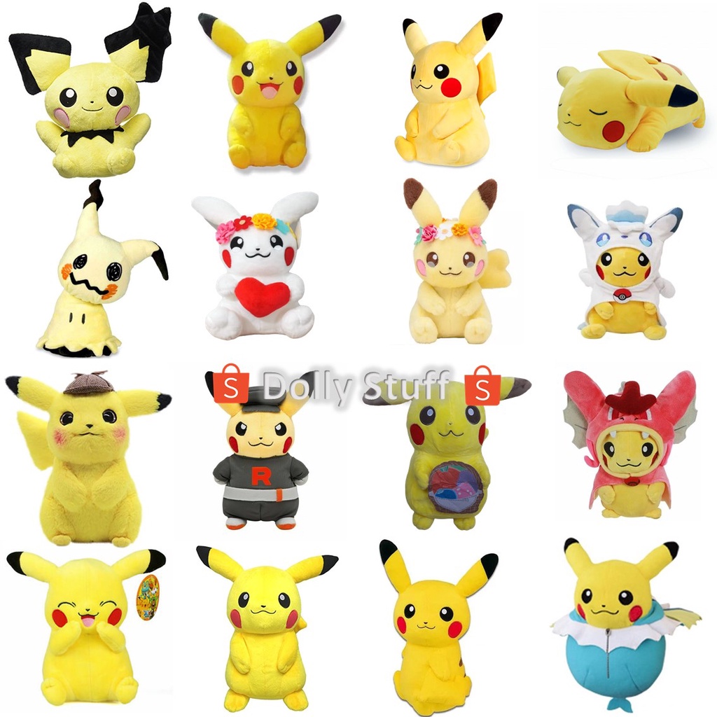 Boneka Pokemon Original // Pokemon Nintendo // Boneka Pikachu kostum ori // Boneka pokemon pikachu