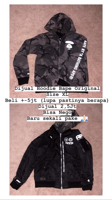 Hoodie Bape Original