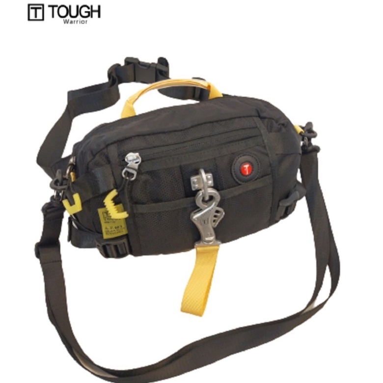 ORIGINAL TOUGH WARRIOR 5593 Jeansmith Tough selempang waist bag multifungsi Tuf taf taugh touf army waistbag