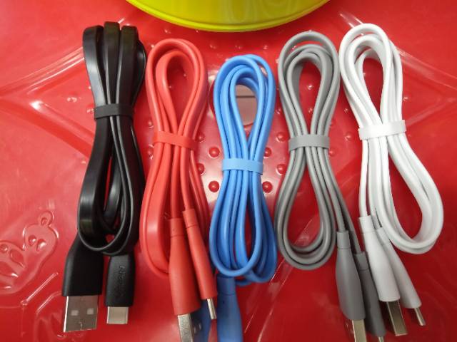 Kabel Data / Charger Vivan CBC100S Model Flat / Gepeng for Type C - Per pcs