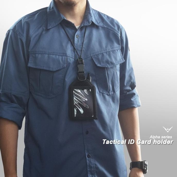 

[[COD]] Numerus Tactical ID Card holder - Alpha series / lanyard / identity HEMAT Kode 1247