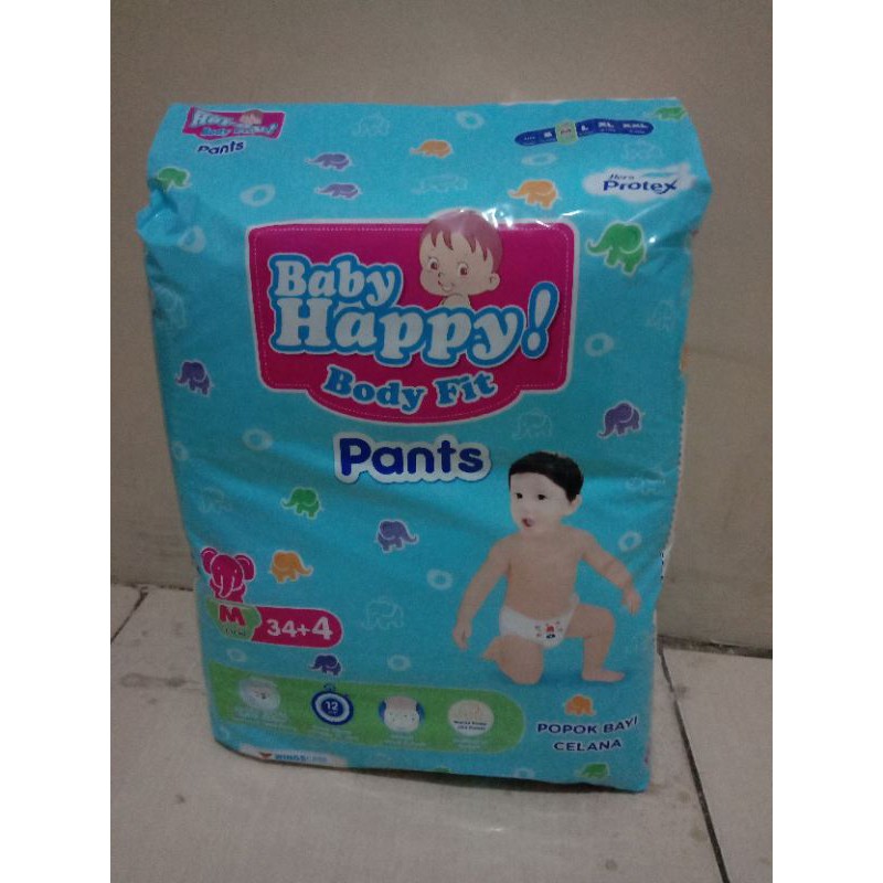 baby happy body fit pants m34+4