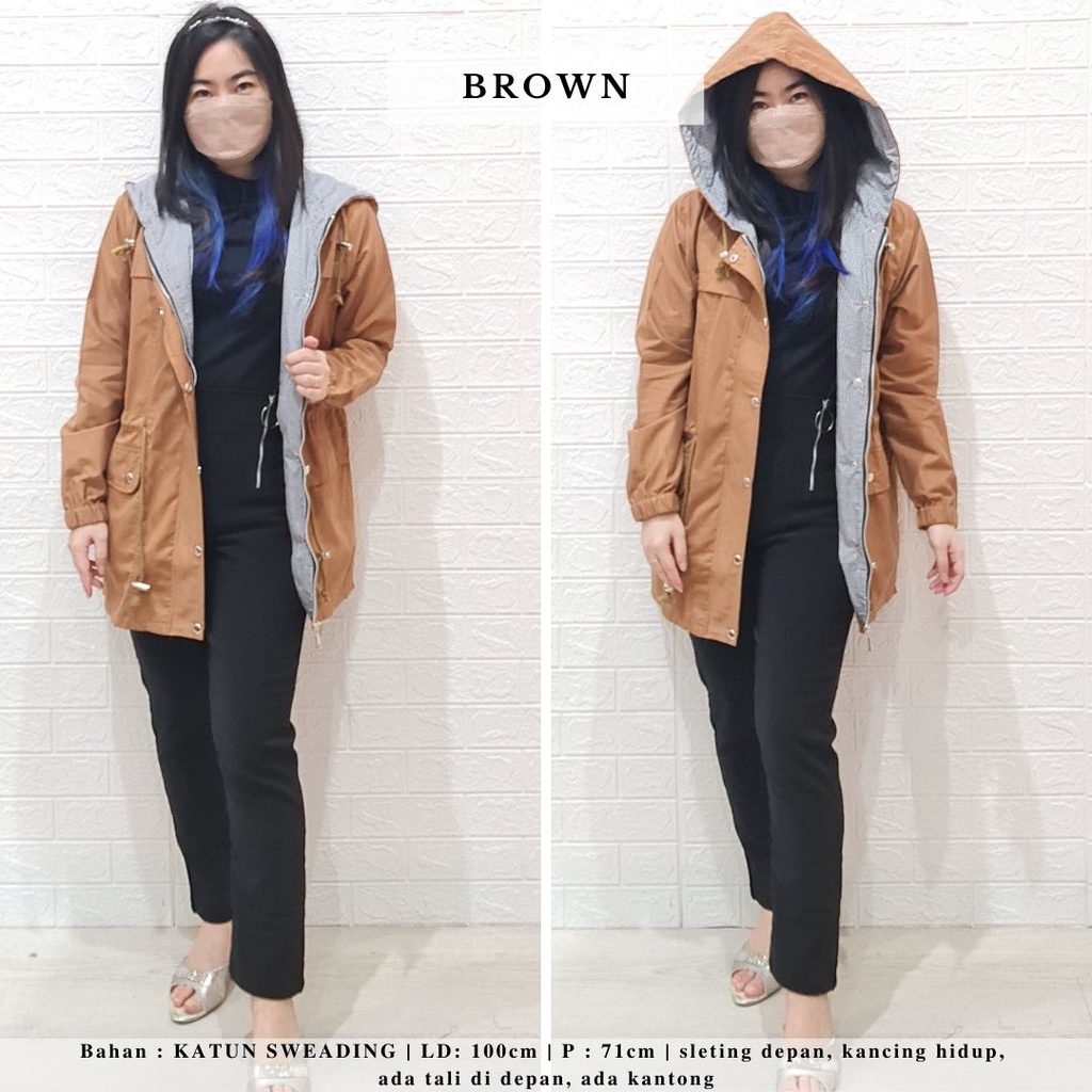 1354 canvas sweading jacket parka jaket