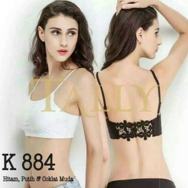 Bra flower bralette tank top tally - bh busa tally all size