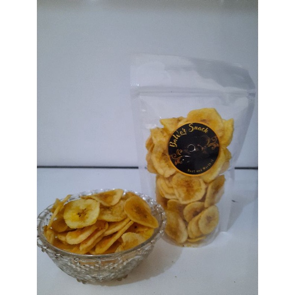 

keripik pisang kepok asin snak murah cemilan murah