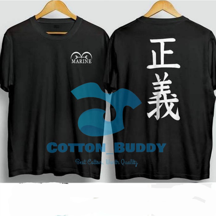 BAJU KAOS MARINE ANIME ONE PIECE | TSHIRT ANIME ONE PIECE LUFFY ZORO ACE