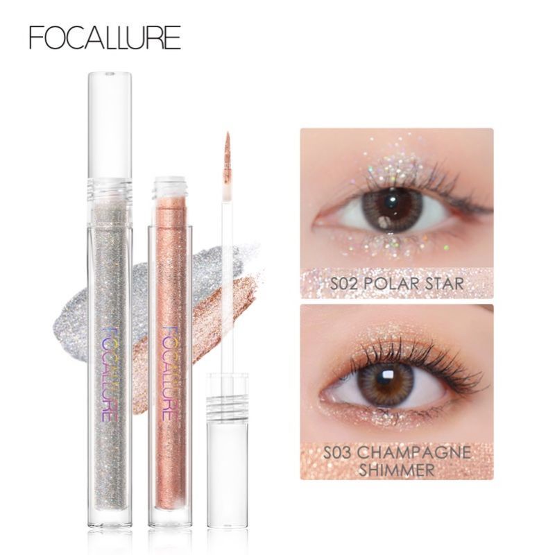 FOCALLURE Glitering Liq Eyeshadow 1.5ml