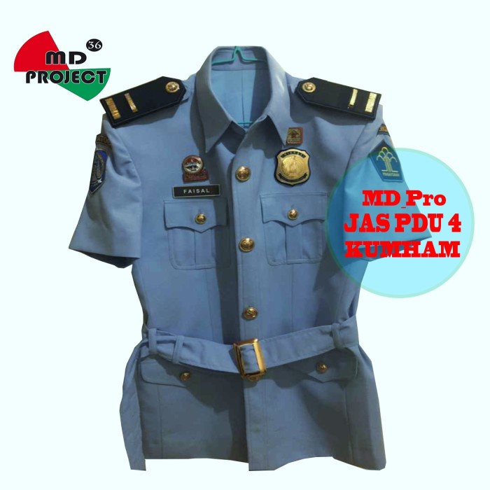 [BISA COD] Jas PDU 2 dan PDU 4 Kemenkumham Lapas dan Imigrasi Atasan