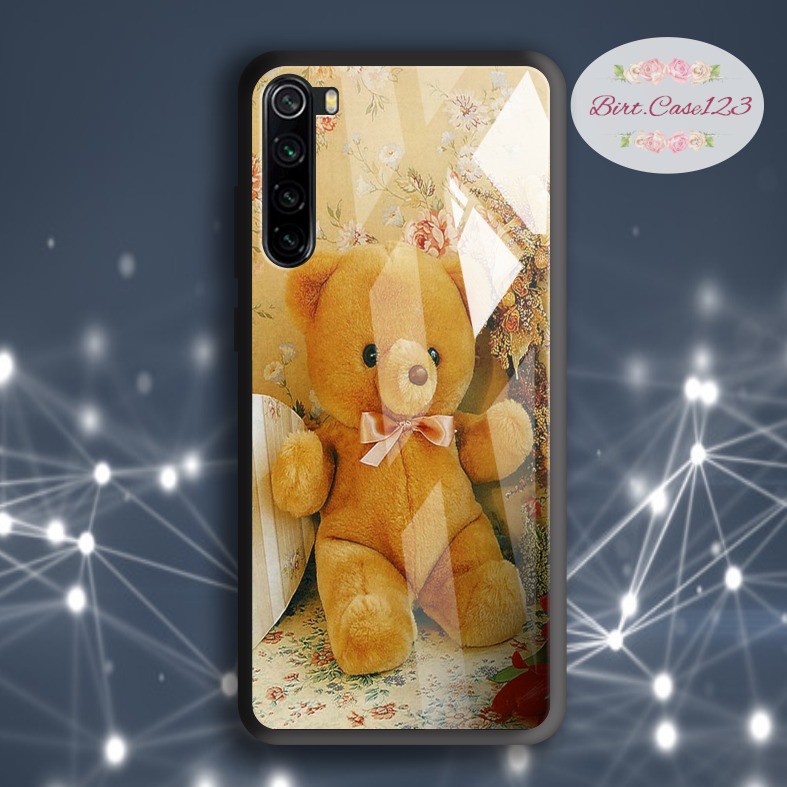 Case casing softcase silikon Gambar cute bears back case glass realme c1 c2 c3 3pro x xt 2 5 5i etc