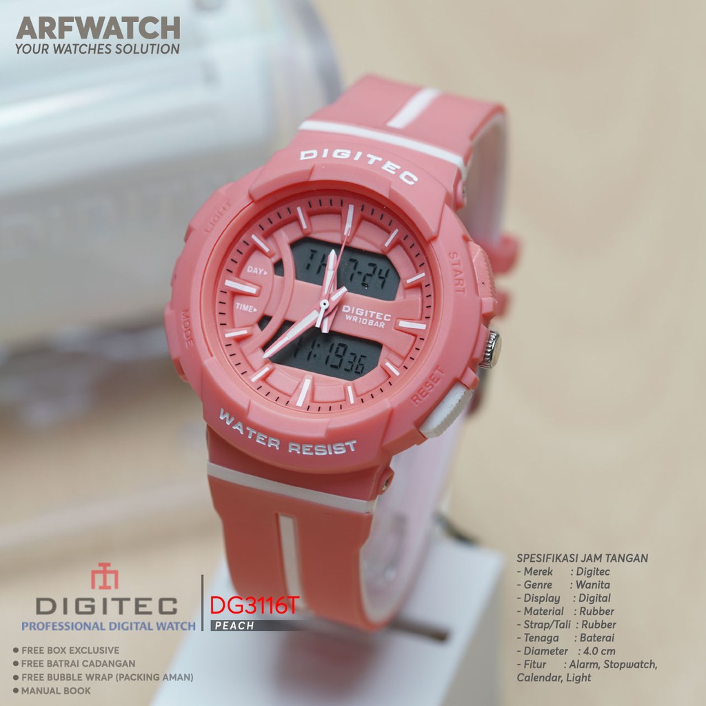 Jamtangan wanita digital DIGITEC DG3116T
