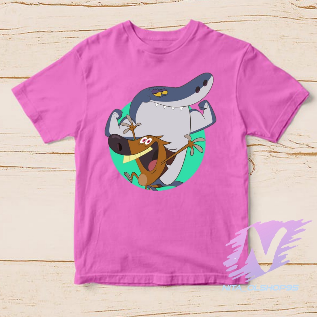 kaos zig dan serko baju anak kartun zig sharko