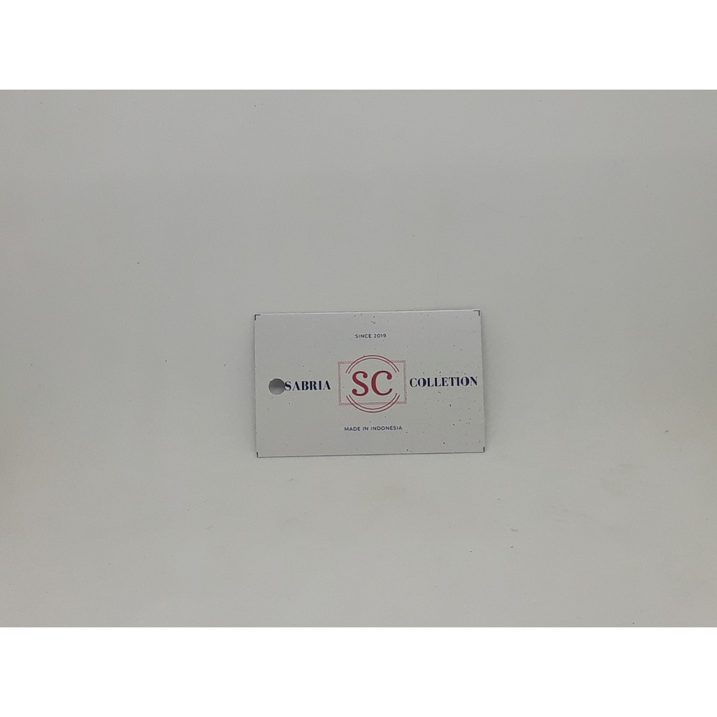 

[500pcs] Hangtang Label 2 sisi untuk Pakaian/Hijab/Kemeja Bebas Desain