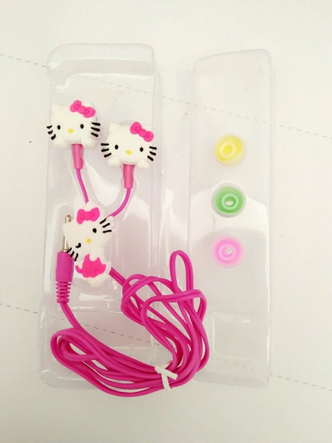 HANDSFREE MOTIF CARTOON HELLO KITTY DORAEMON PINEAPLE PACMAN RUBIC