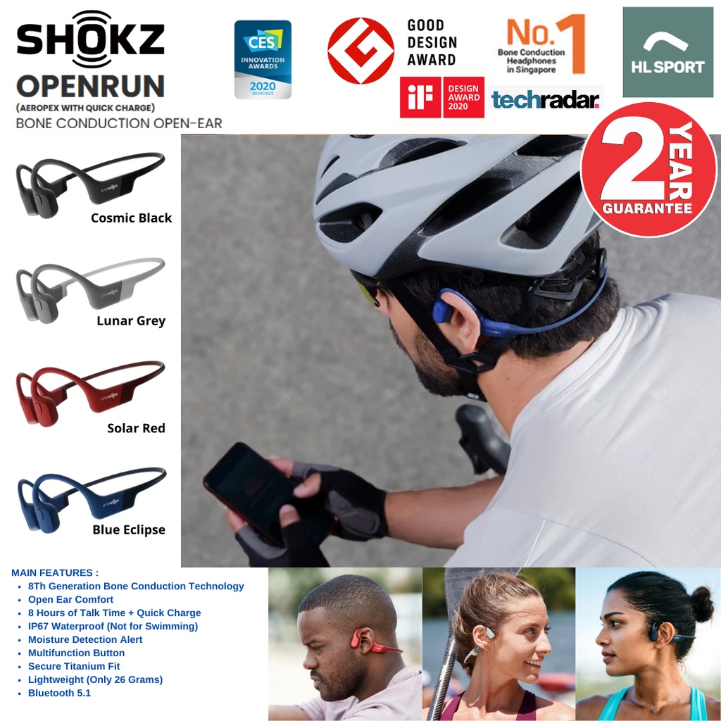 SHOKZ Openrun MINI Wireless Bone Conduction Headphone Garansi Resmi TAM 2 Tahun