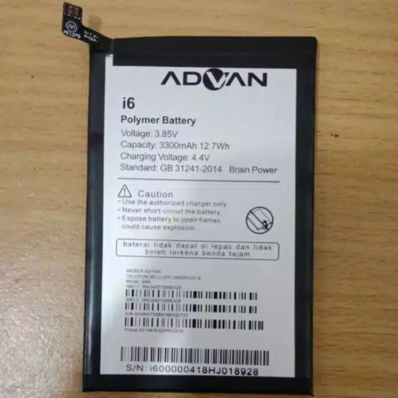 Batre bt Baterai Advan G5 Persamaan I6 Advan G5/i6 Original