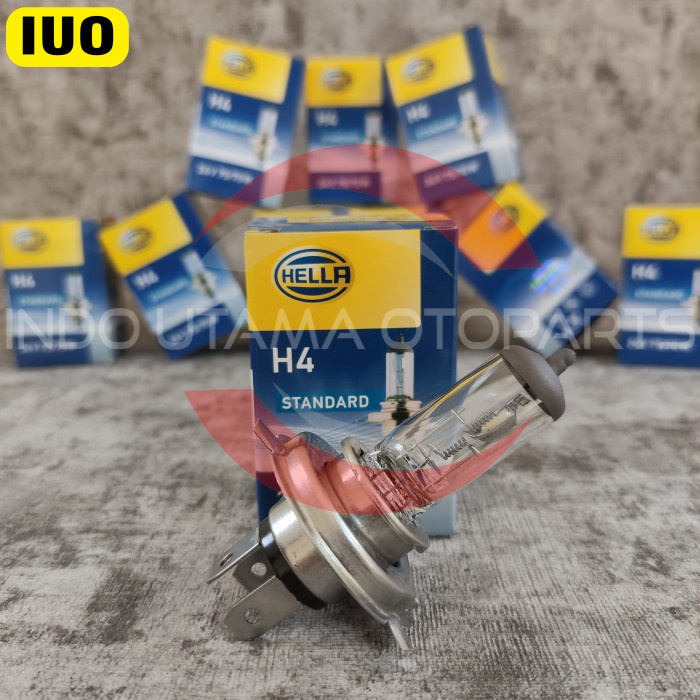 Bohlam lampu Halogen Hella H4 P43T 24V 75/70W HELLA