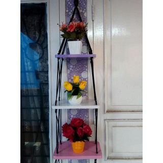  rak  dinding 3 susun custom  kotak vintage dapur  kayu 