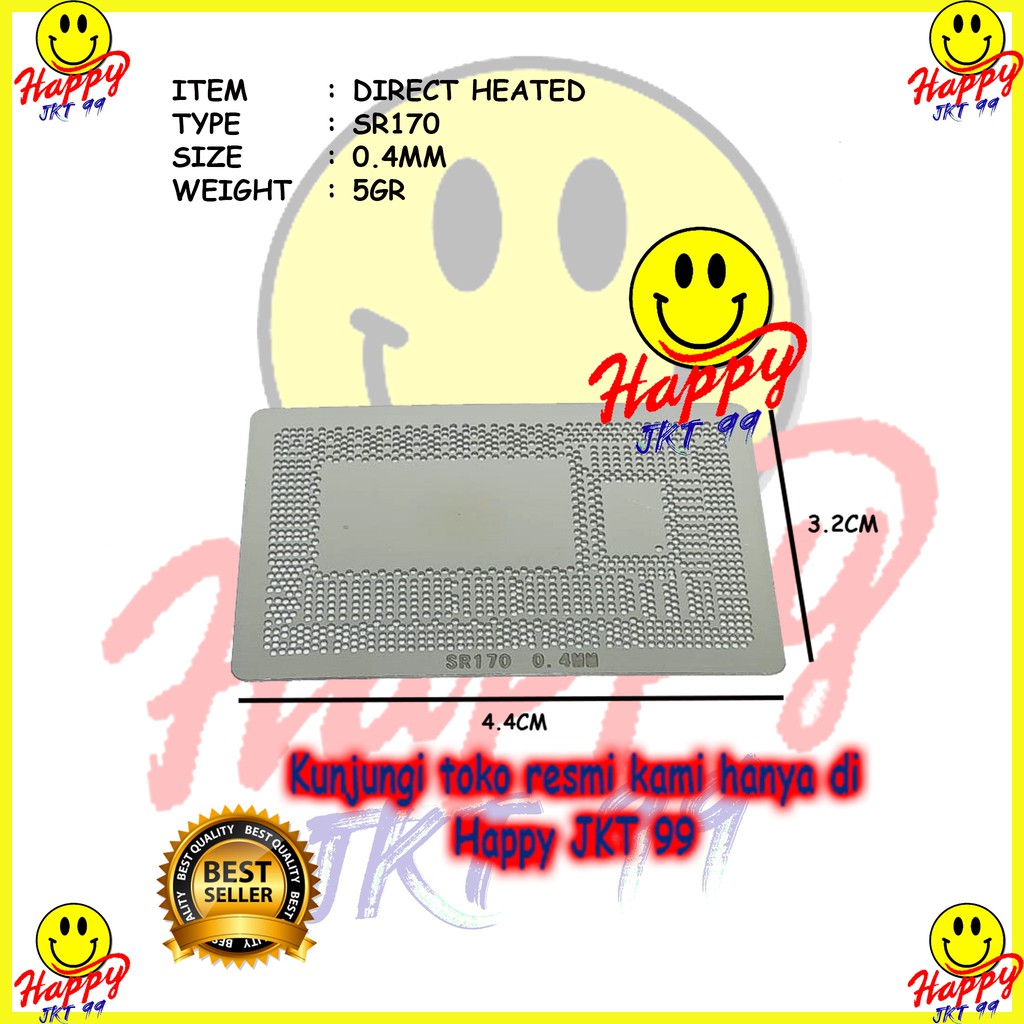 [ HAPPY JKT 99 ] DIRECT HEATED STENCIL DH SR170 SR27G SR1EF SR1EK SR16M SR16Z SR190 SR170