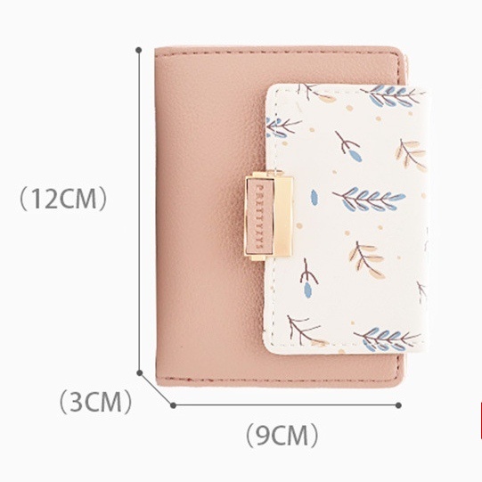 DOMPET LIPAT WANITA KULIT IMPORT PRETTYZYS ORI PINK KECIL PONAMI WA513P3 KOREA LUCU PREMIUM SLOT KARTU UANG RESLETING KOIN FASHION CEWEK MURAH SIMPLE REMAJA KEKINIAN BRANDED BATAM