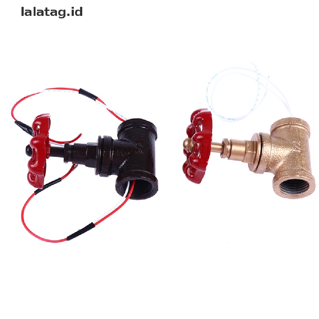 (Flyag) Katup Stop Switch Lampu 1 / 2 &quot;Dengan Kabel Untuk Pipa Air