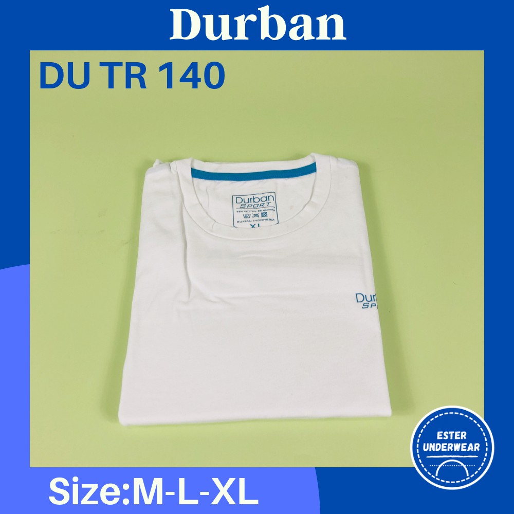 Kaos Oblong DURBAN SPORT DU TR 140 B/W ISI-1PCS