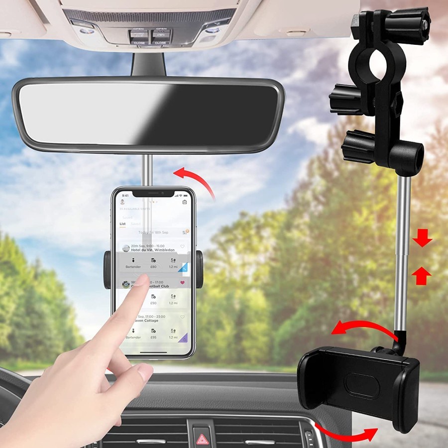 Car Holder Rearview Mirror Phone Holder Spion HD-33