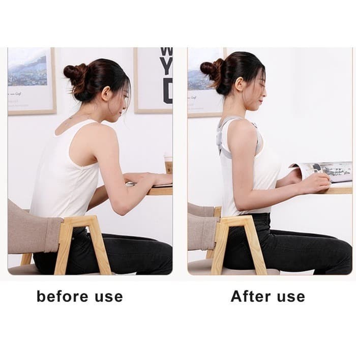 Korektor Postur Punggung Posture Corrector Vibration Smart Sensor