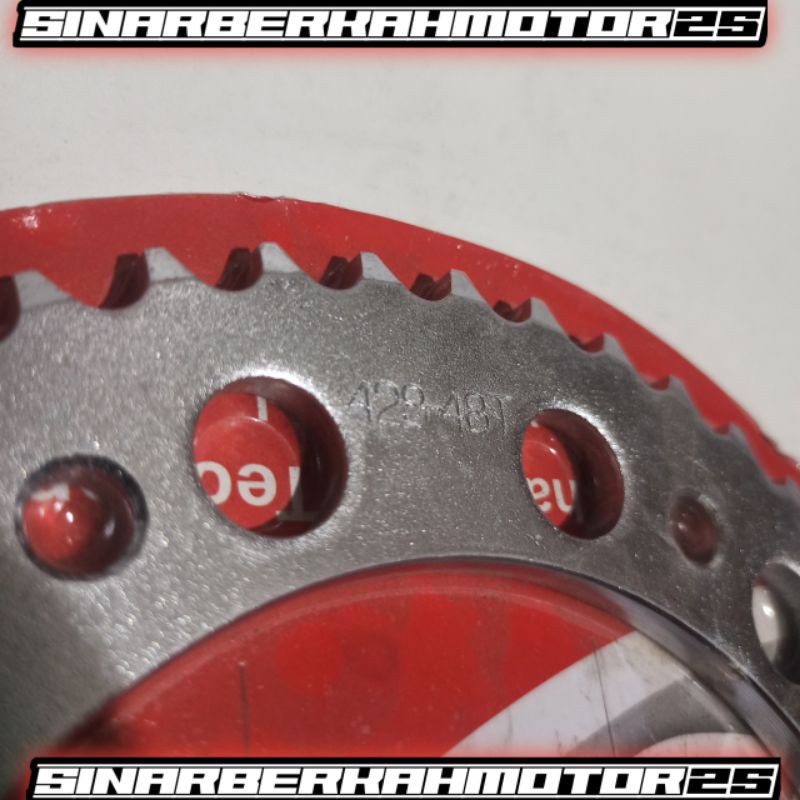 gear wilwood crf 150 428 48T gir belakang crf 150 48T sprocket belakang crf 150 48T-2