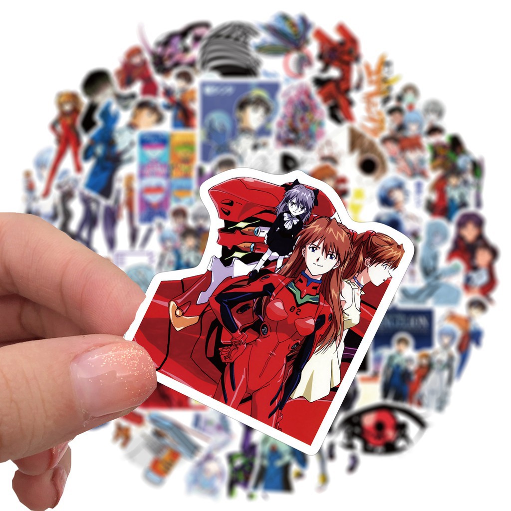 NGE001 – Sticker / Stiker Anime Jepang Neon Genesis Evangelion