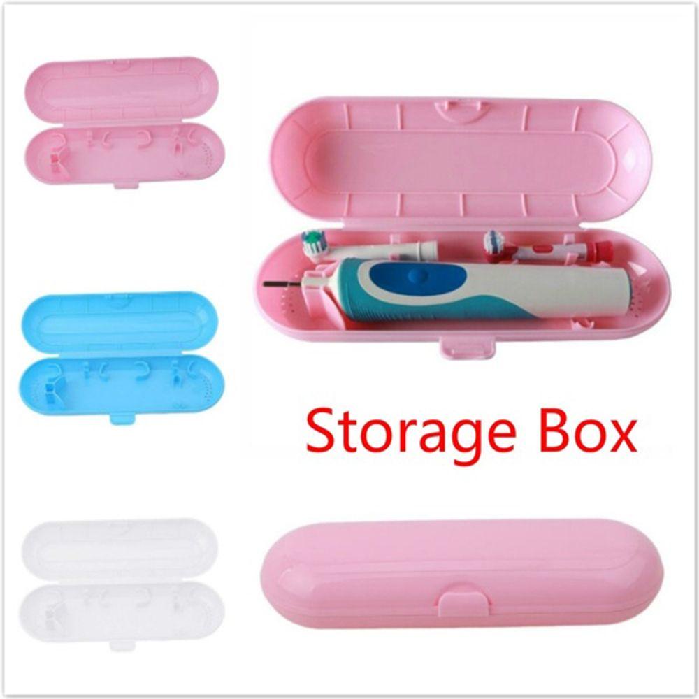 Solighter Tempat Sikat Gigi Elektrik Aksesoris Kamar Mandi Portable Travel Camping Kotak Pelindung