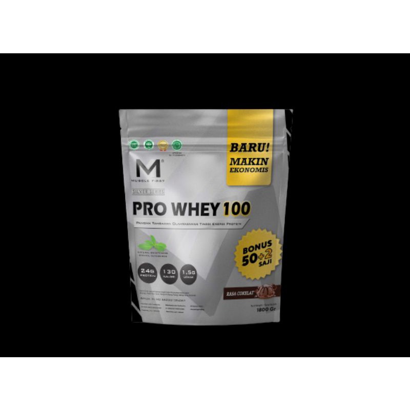 M1 MUSCLE FIRST PRO WHEY 100 2 dan 4 LBS SUPLEMEN ISOLATE CONCENTRATE FITNESS TINGGI PROTEIN GYM KESEHATAN