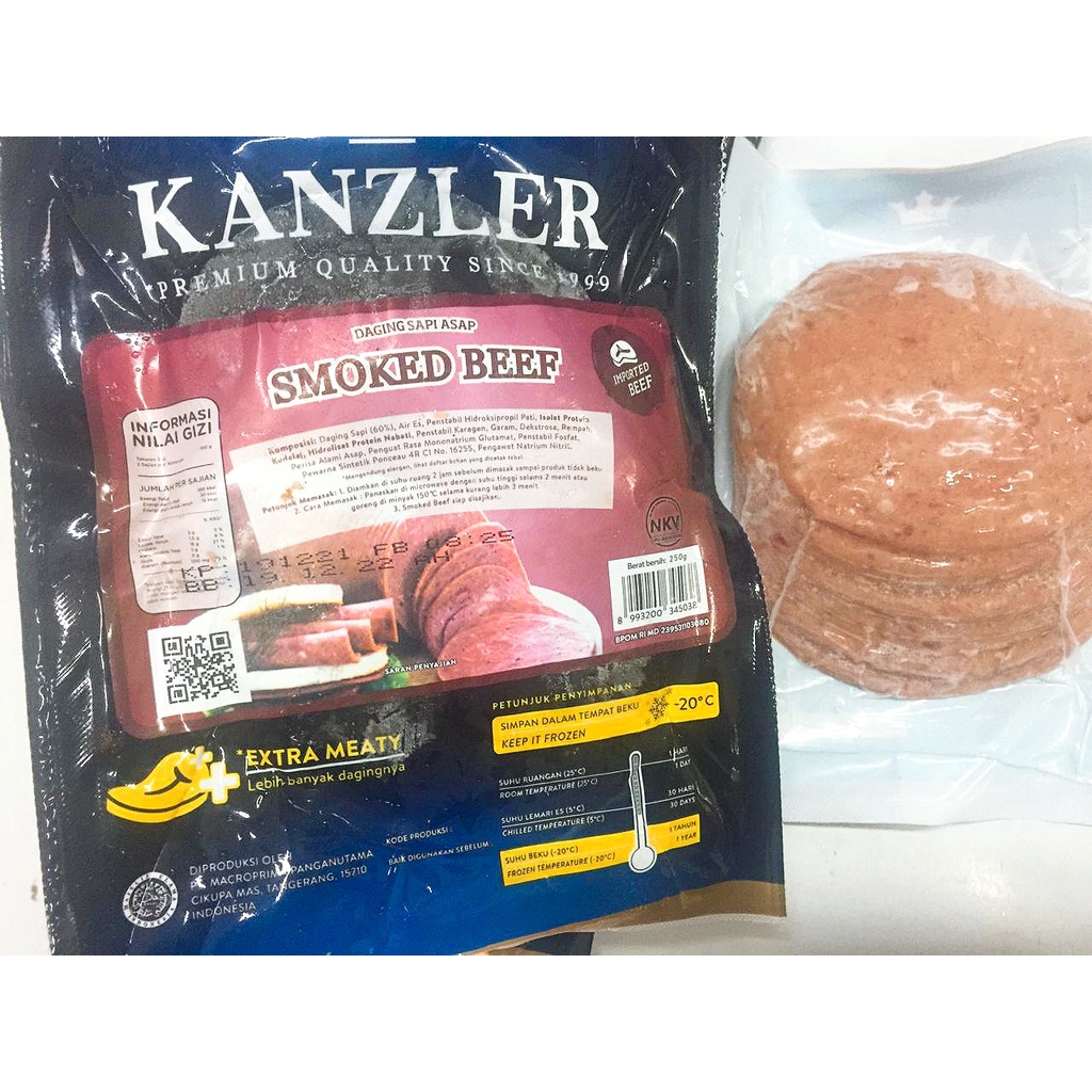 KANZLER Smoked Beef - Daging Sapi Asap