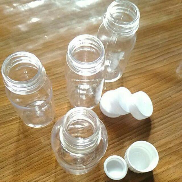 Eceran - Botol Pet Jelly 80ml /tebal/kuat/madu/sirup/obat/pil/sanitizer