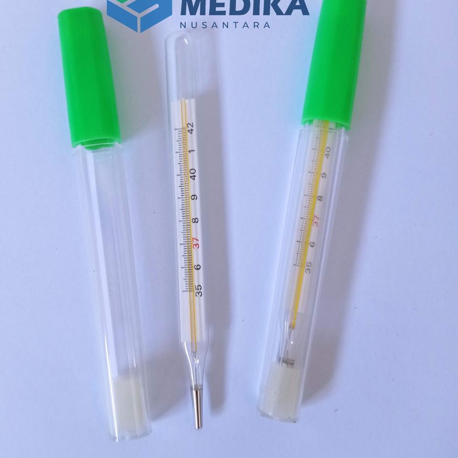 Terbaru TERMOMETER THERMOMETER AIR RAKSA CEK SUHU BADAN PANAS DEMAM ANAK BAYI DEWASA BIASA LAMA REI 